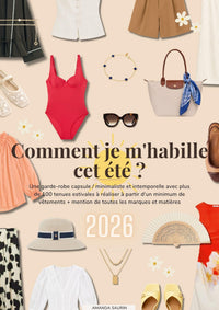Comment je m'habille cet été 2026 ?