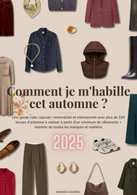 Comment je m'habille cet automne 2025 ?